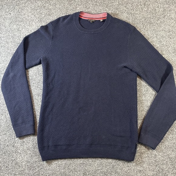 Ted Baker Other - Ted Baker London Blue Crewneck Knit Sweater Men's Size 2 Small